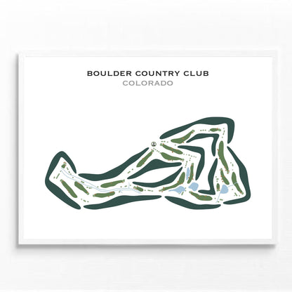 Boulder Country Club, Colorado - Printed Golf Courses