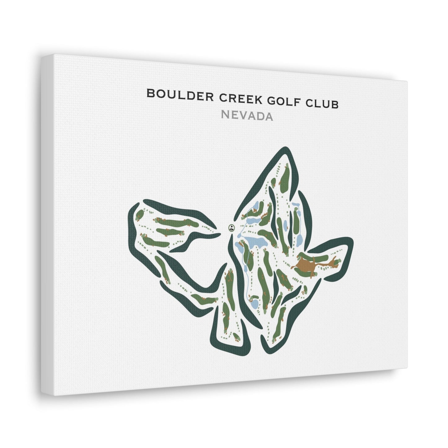 Boulder Creek Golf Club, Nevada - Printed Golf Courses