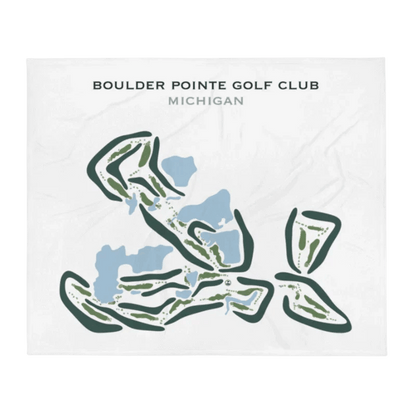Boulder Pointe Golf Club, Michigan - Printed Golf Courses