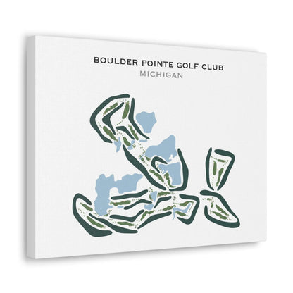 Boulder Pointe Golf Club, Michigan - Printed Golf Courses