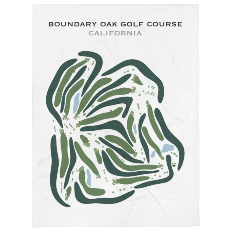 Boundary Oak Golf Course, California - Printed Golf Courses