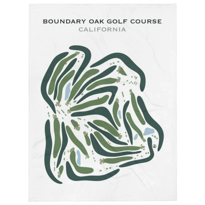 Boundary Oak Golf Course, California - Printed Golf Courses