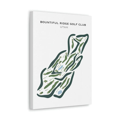 Bountiful Ridge Golf Course, Bountiful Utah - Printed Golf Courses