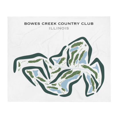 Bowes Creek Country Club, Illinois - Printed Golf Courses