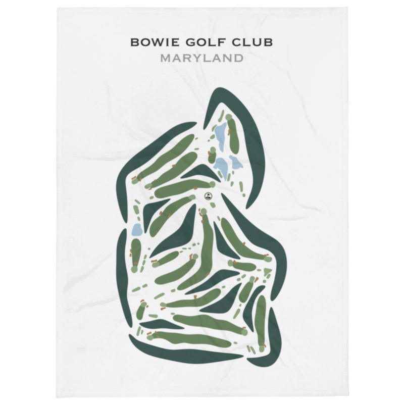 Bowie Golf Club, Maryland - Printed Golf Courses