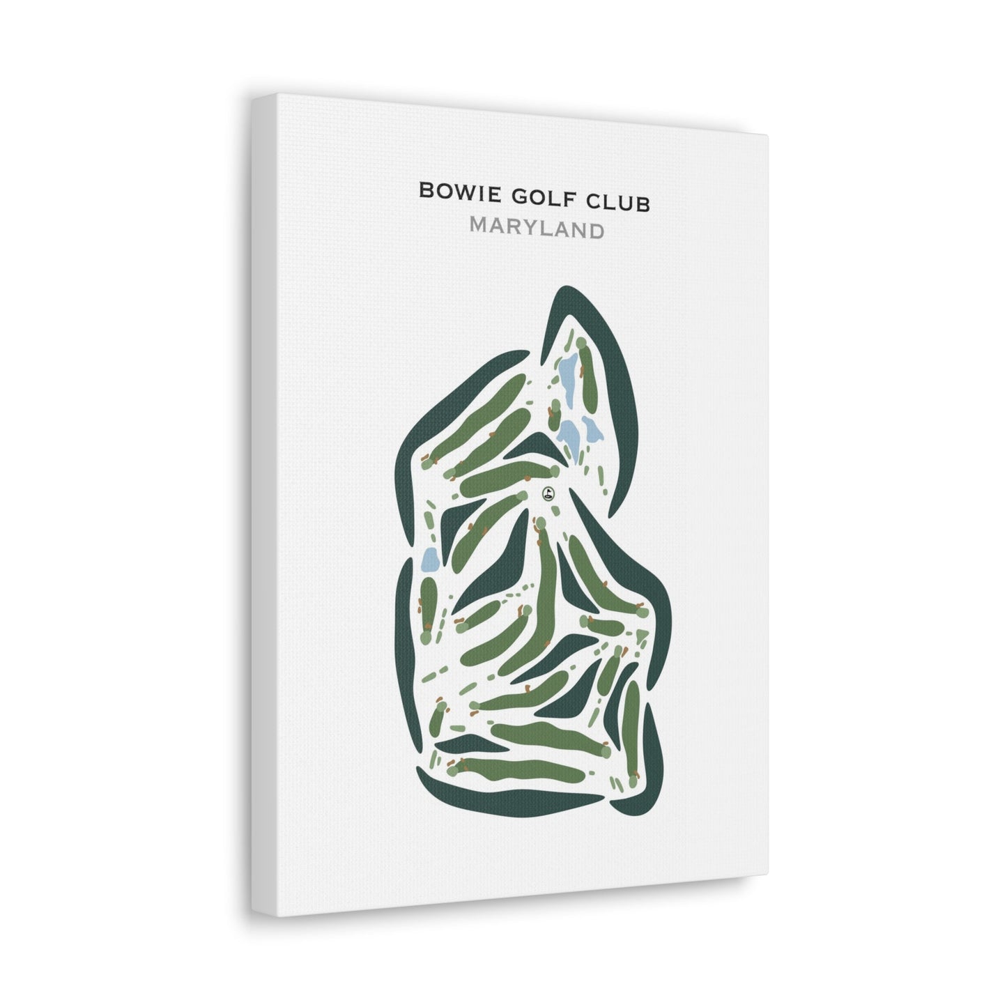 Bowie Golf Club, Maryland - Printed Golf Courses