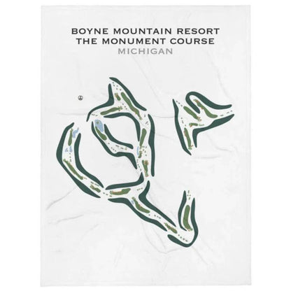 Boyne Mountain Resort, The Monument Course, Michigan - Printed Golf Course