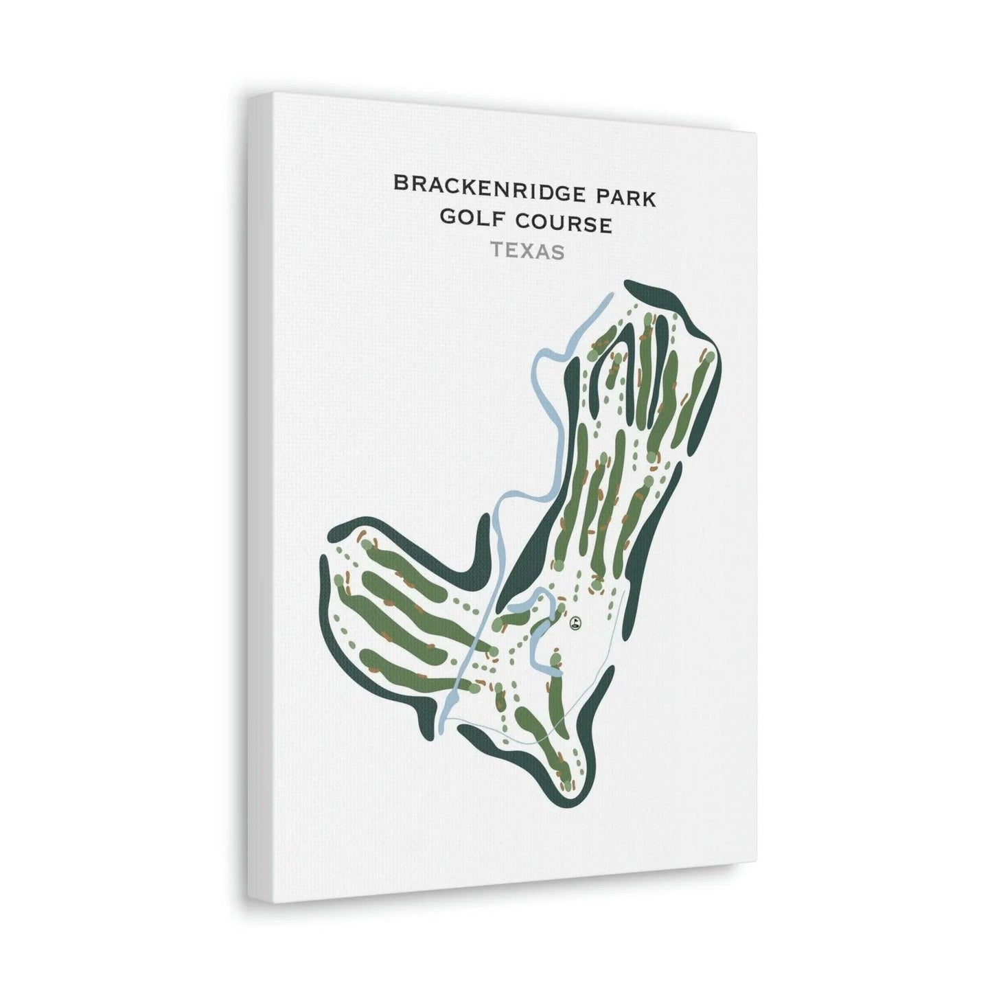 Brackenridge Park Golf Course, Texas - Printed Golf Courses