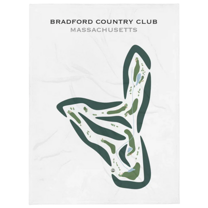 Bradford Country Club, Massachusetts - Printed Golf Courses