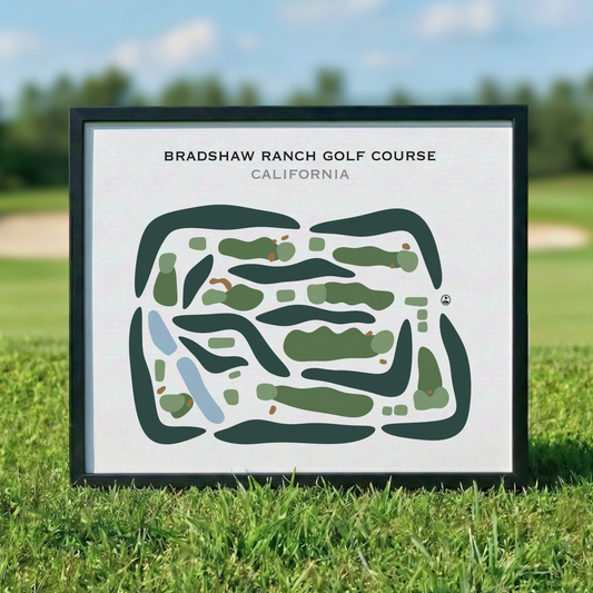 Bradshaw Ranch Golf Course, California - Printed Golf Courses