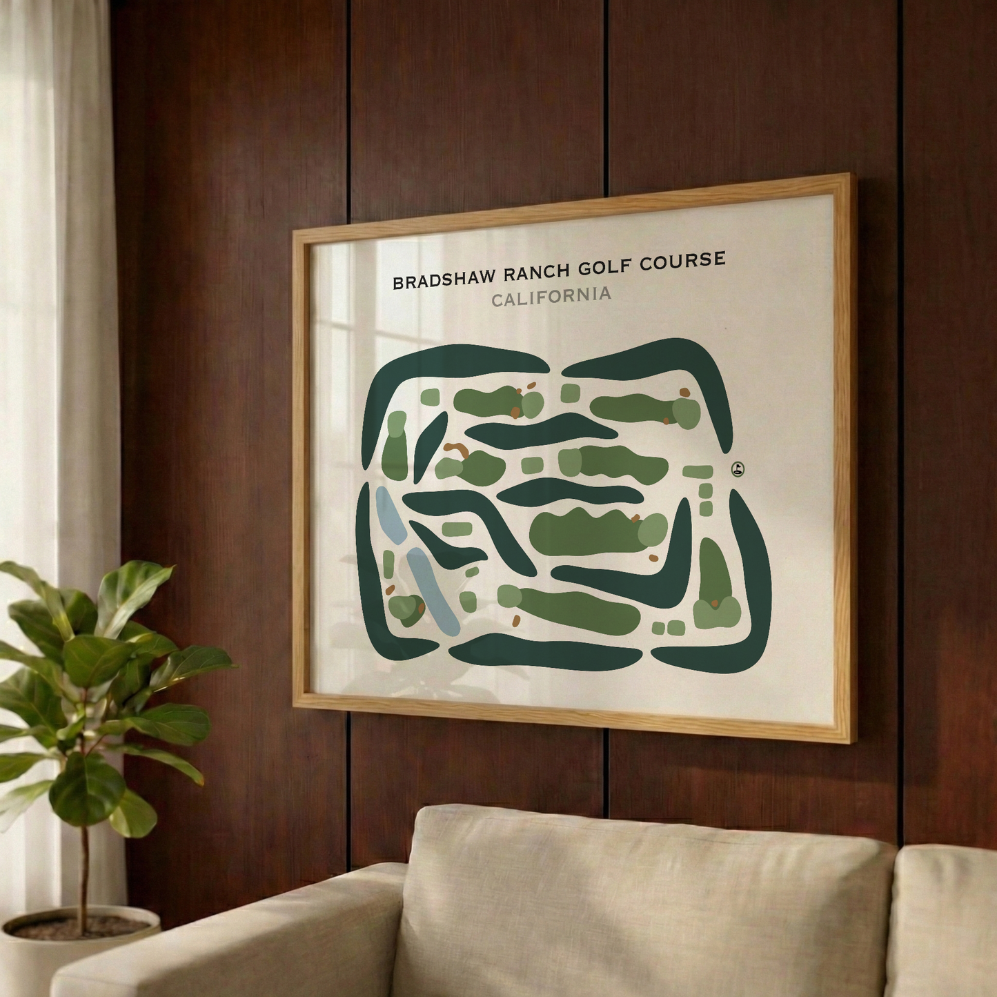 Bradshaw Ranch Golf Course, California - Printed Golf Courses
