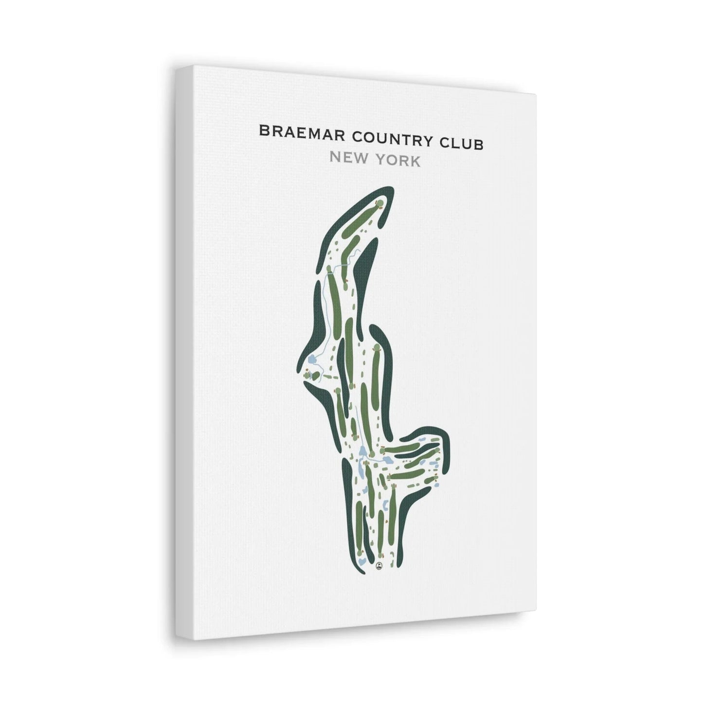 Braemar Country Club, New York - Printed Golf Course