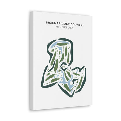 Braemar Golf Course, Minnesota - Printed Golf Courses