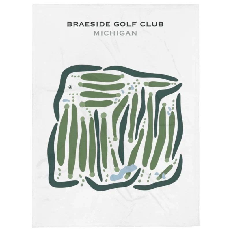 Braeside Golf Club, Michigan - Printed Golf Courses