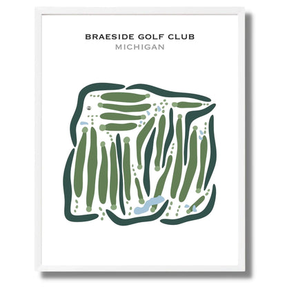 Braeside Golf Club, Michigan - Printed Golf Courses