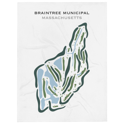 Braintree Municipal Golf Course, Massachusetts - Printed Golf Courses