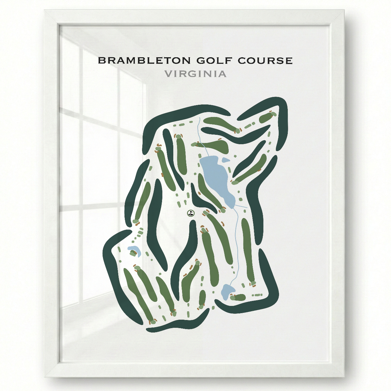 Brambleton Golf Course, Virginia - Printed Golf Courses