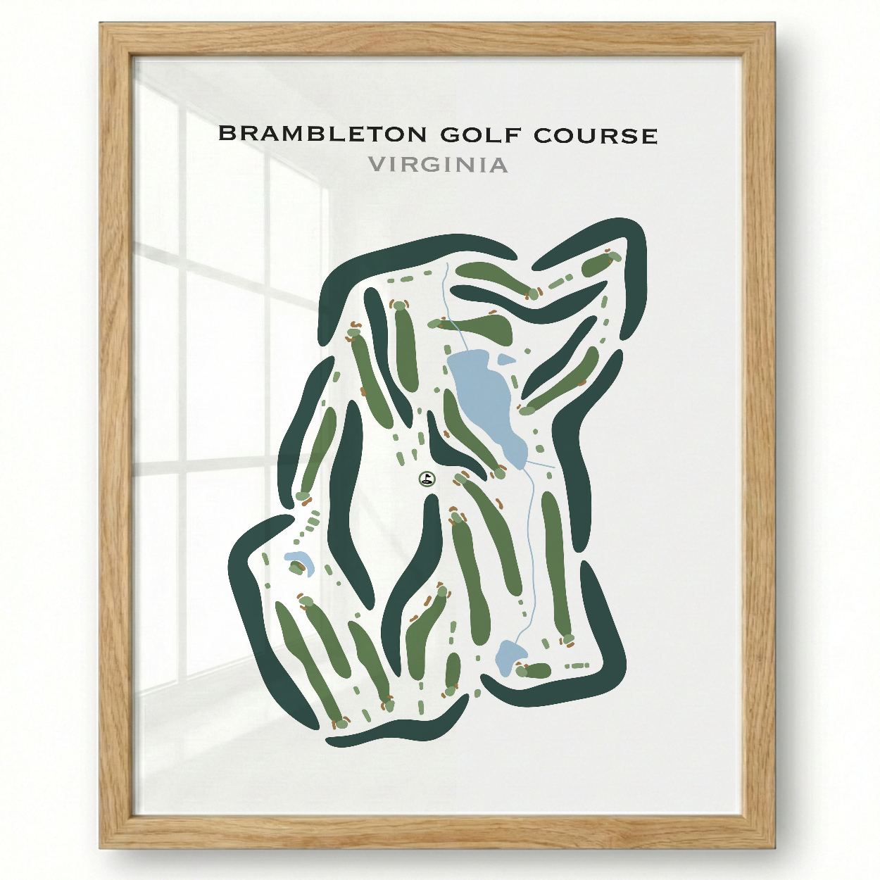 Brambleton Golf Course, Virginia - Printed Golf Courses