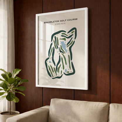 Brambleton Golf Course, Virginia - Printed Golf Courses