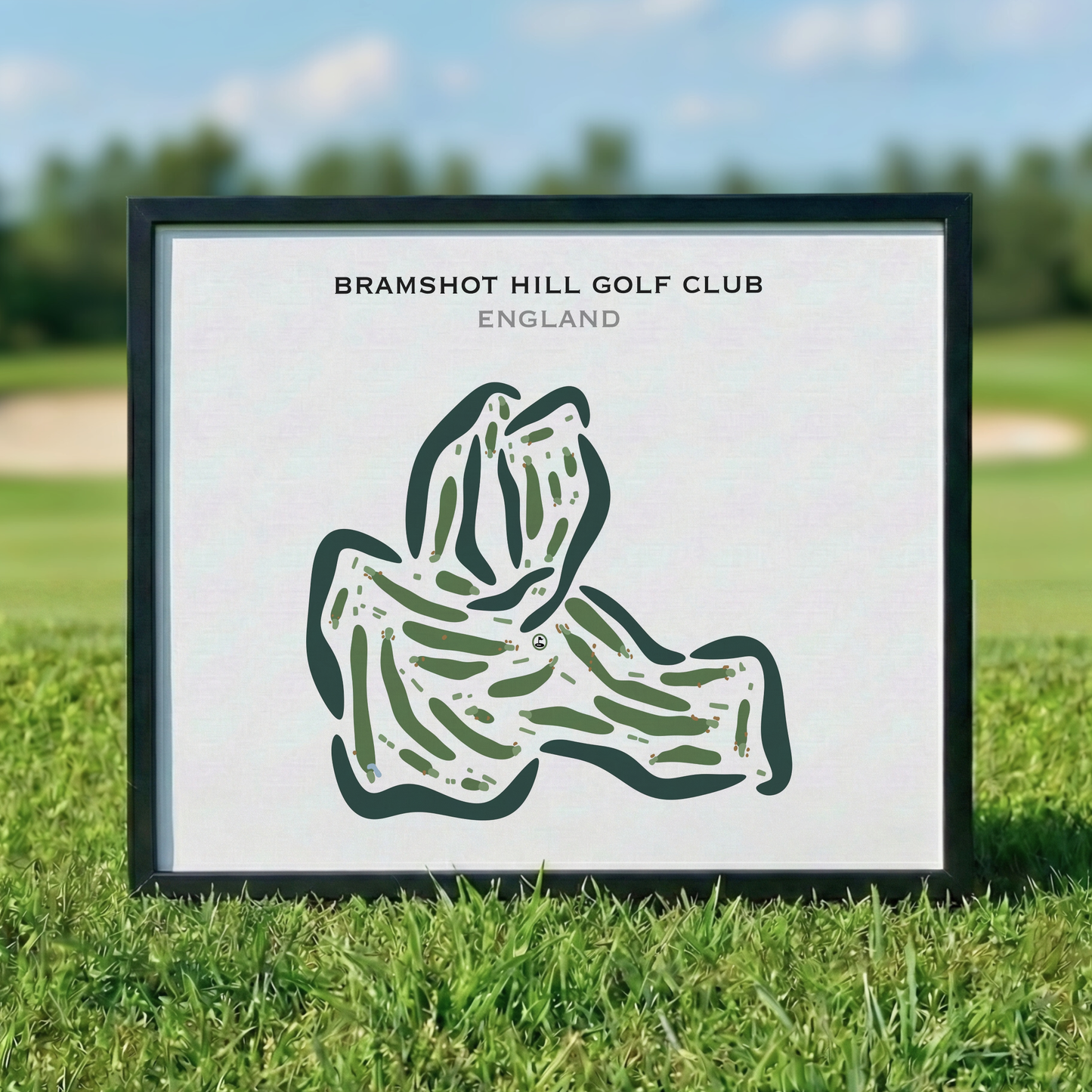 Bramshot Hill Golf Club, England - Printed Golf Courses