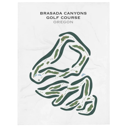 Brasada Canyons Golf Course, Oregon - Printed Golf Courses