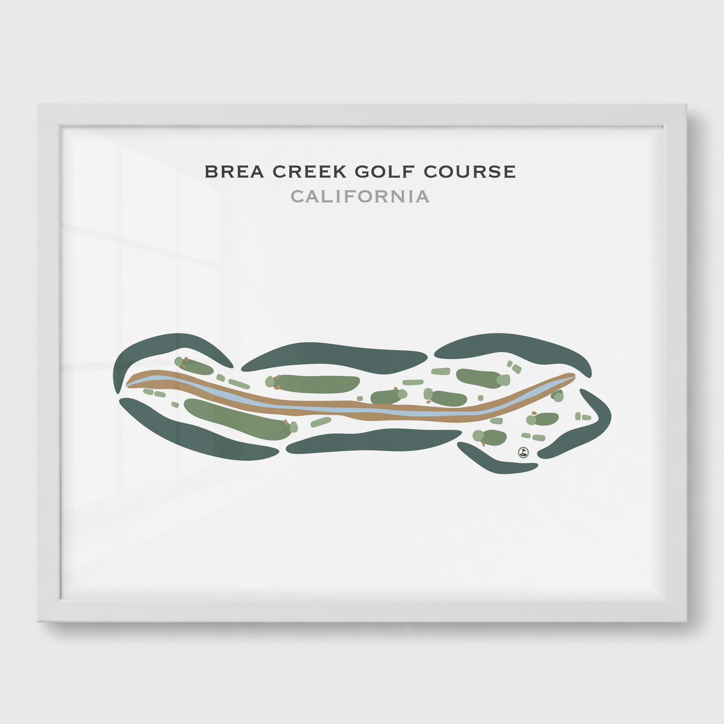 Brea Creek Golf Course, California - Printed Golf Courses