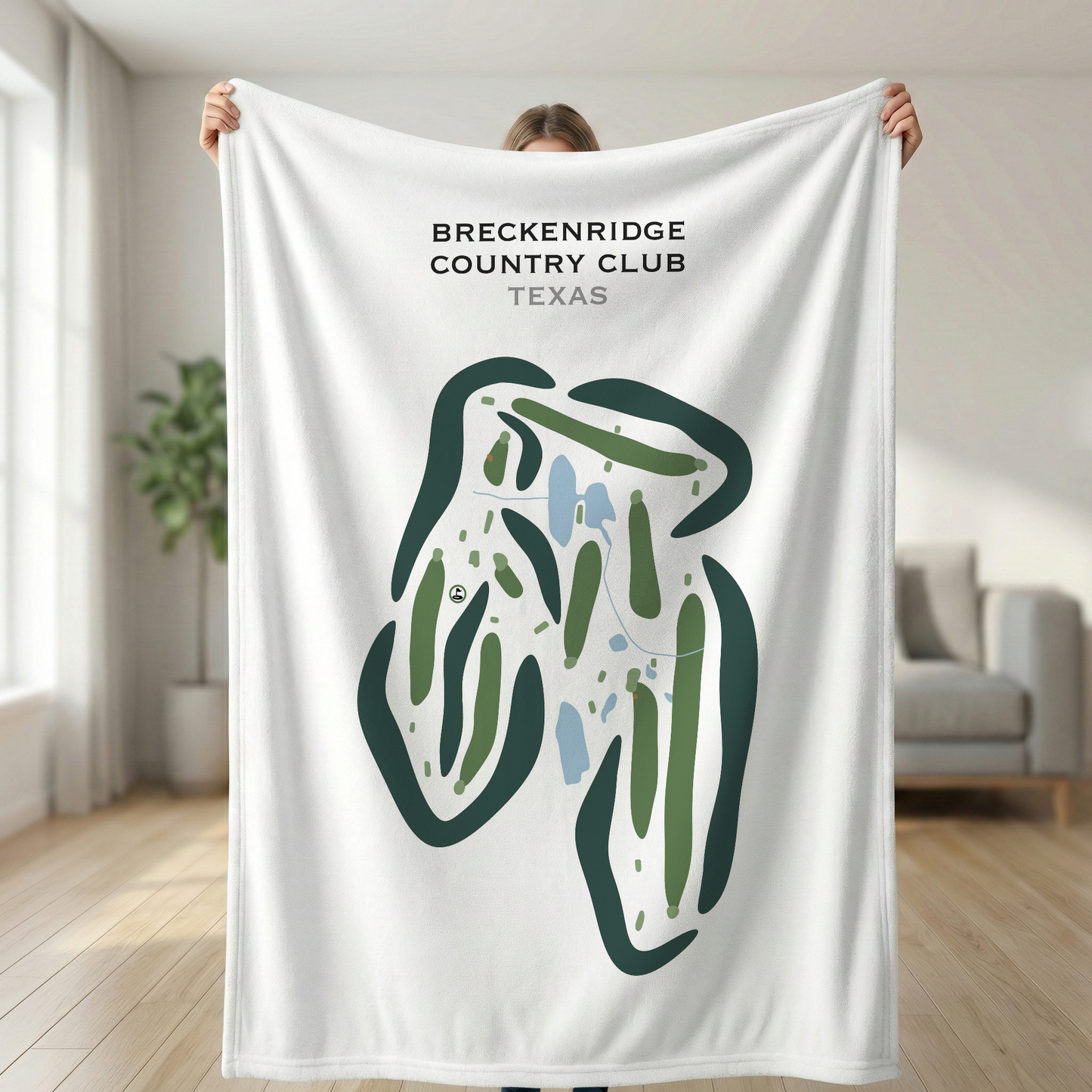 Breckenridge Country Club, Texas - Printed Golf Courses