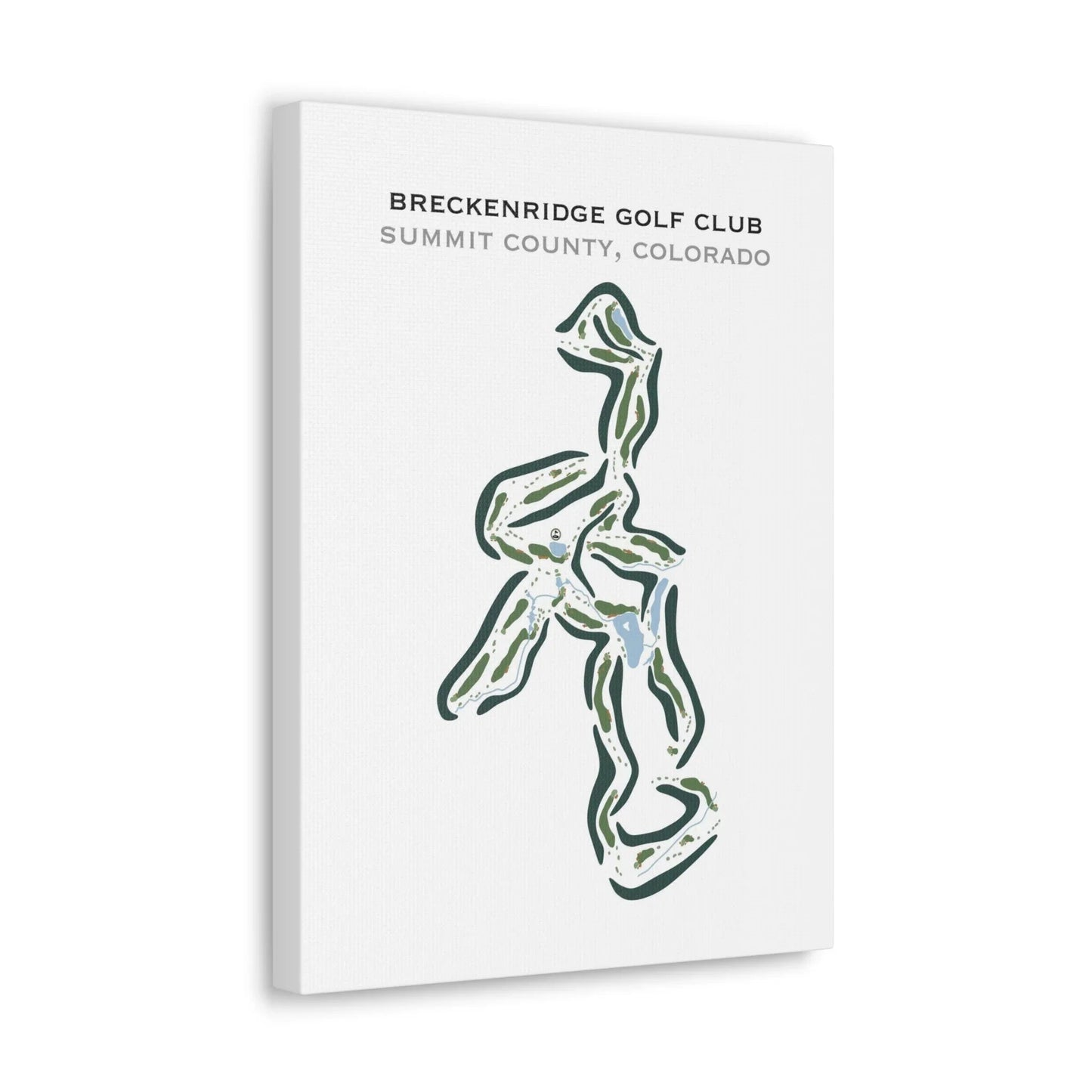 Breckenridge Golf Club, Summit County, Colorado - Printed Golf Course