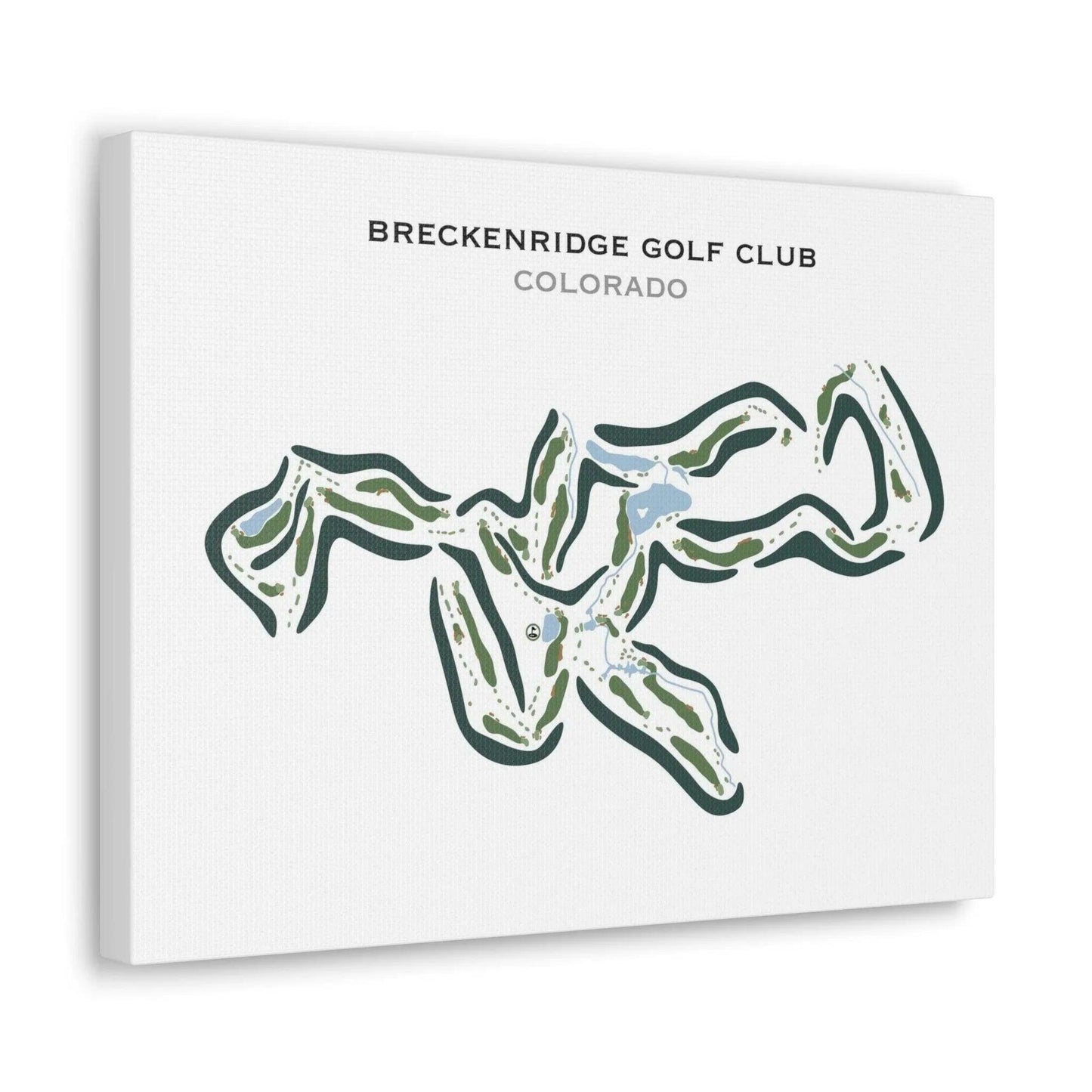 Breckenridge Golf Club, Colorado - Printed Golf Course