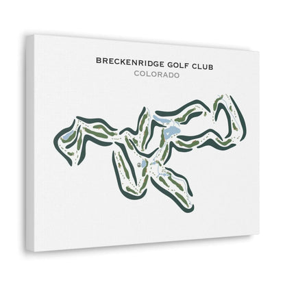 Breckenridge Golf Club, Colorado - Printed Golf Course