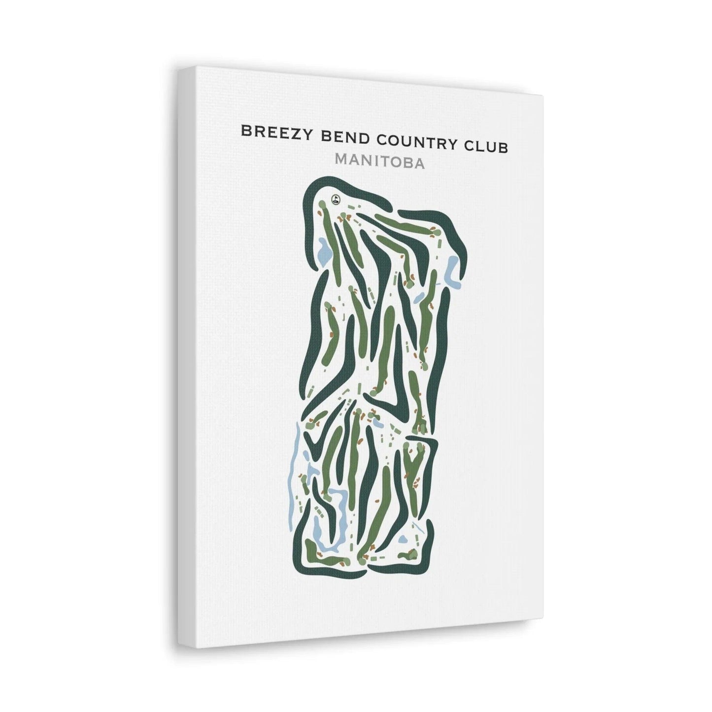 Breezy Bend Country Club, Canada - Printed Golf Courses