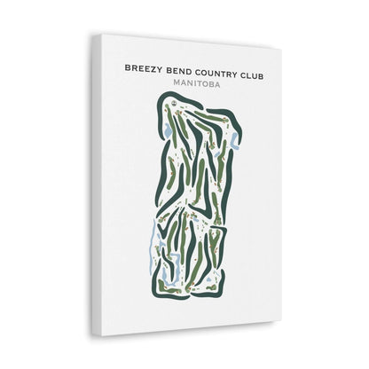 Breezy Bend Country Club, Canada - Printed Golf Courses