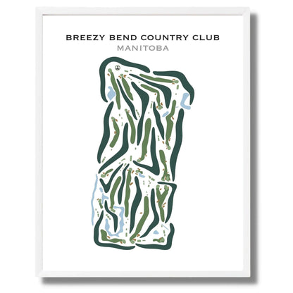 Breezy Bend Country Club, Canada - Printed Golf Courses