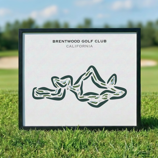 Brentwood Golf Club, California - Printed Golf Courses