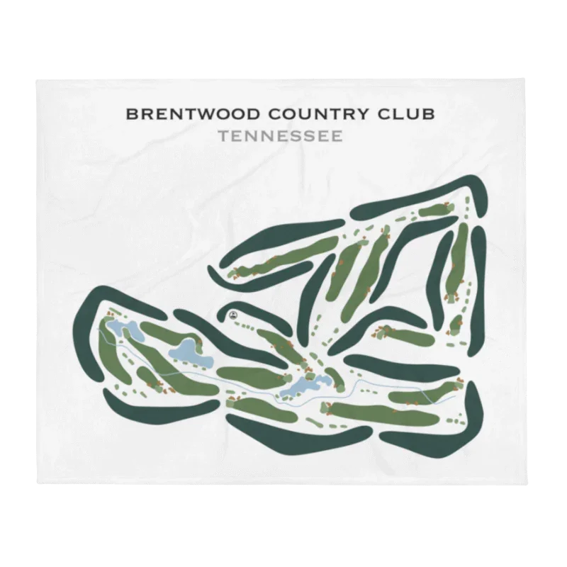 Brentwood Country Club, Tennessee - Printed Golf Courses