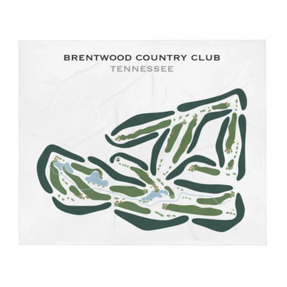 Brentwood Country Club, Tennessee - Printed Golf Courses