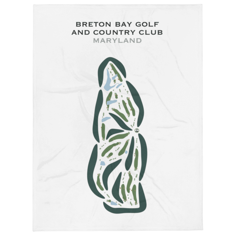 Breton Bay Golf & Country Club, Maryland - Printed Golf Courses