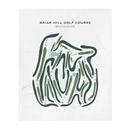 Briar Hill Golf Course, Michigan - Printed Golf Courses