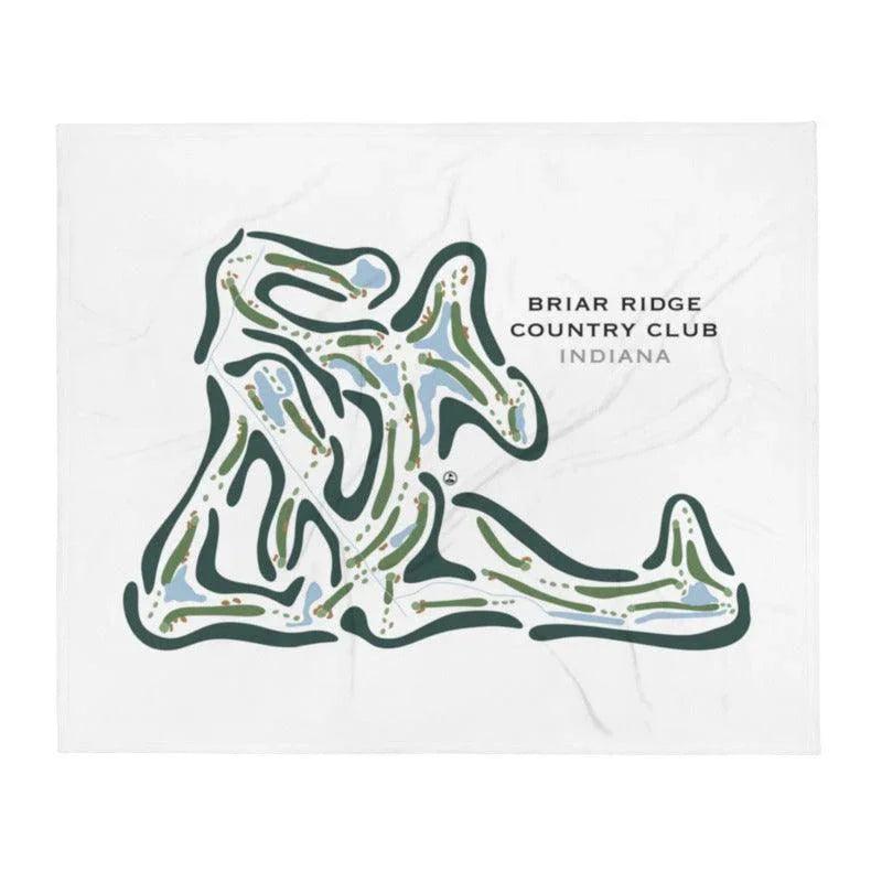 Briar Ridge Country Club, Indiana - Printed Golf Courses