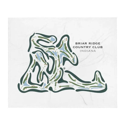 Briar Ridge Country Club, Indiana - Printed Golf Courses