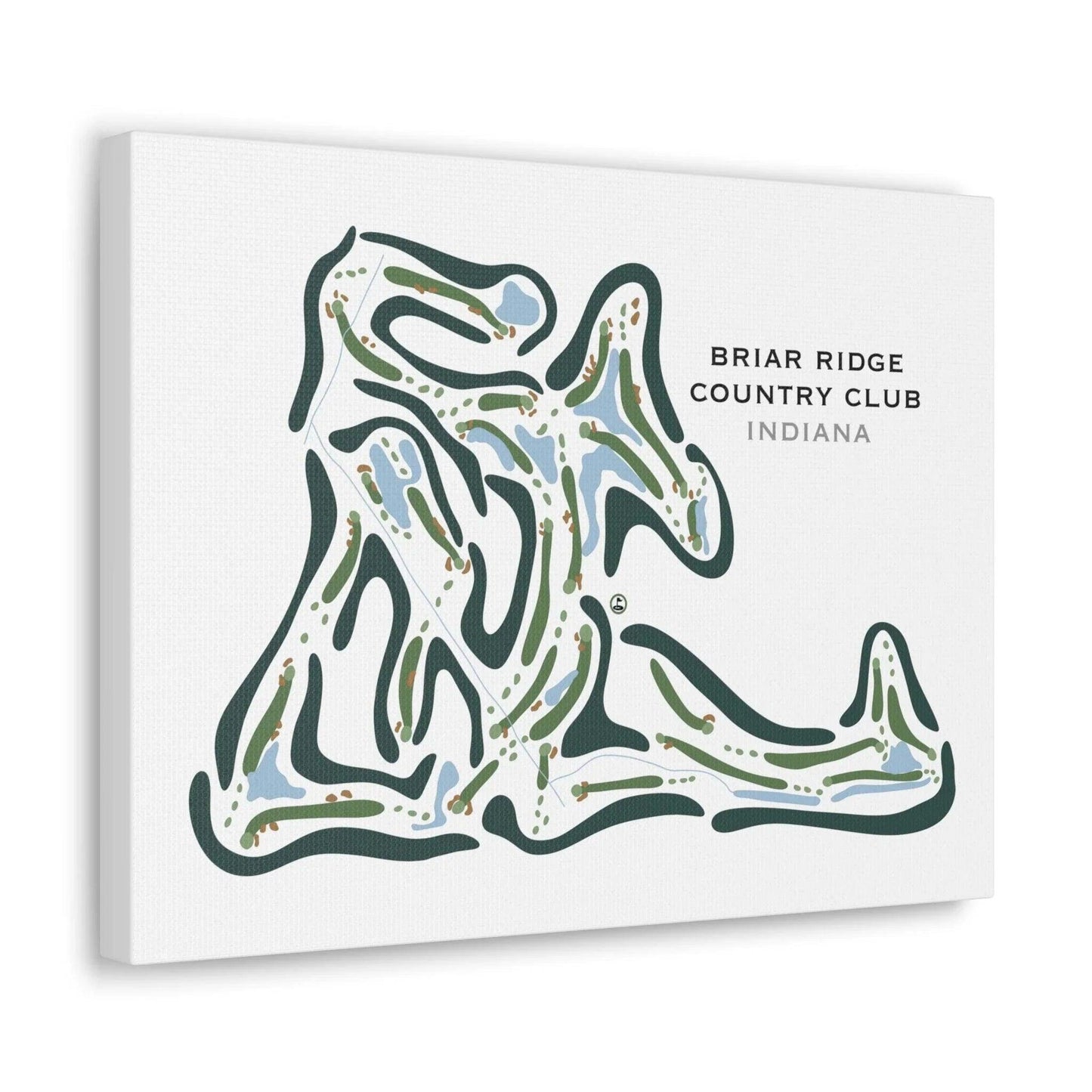 Briar Ridge Country Club, Indiana - Printed Golf Courses