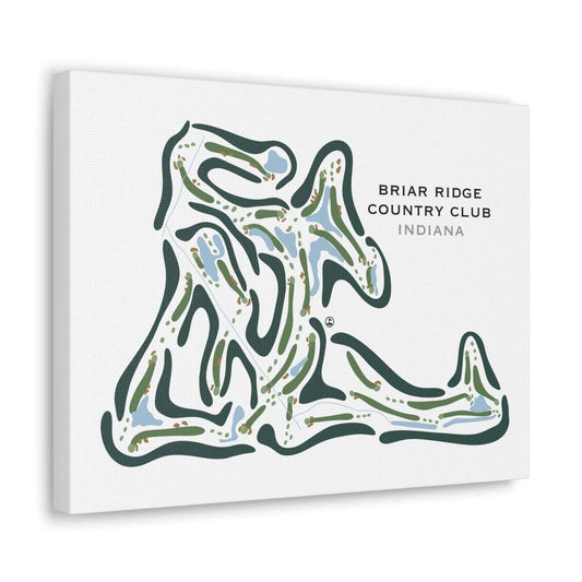 Briar Ridge Country Club, Indiana - Printed Golf Courses