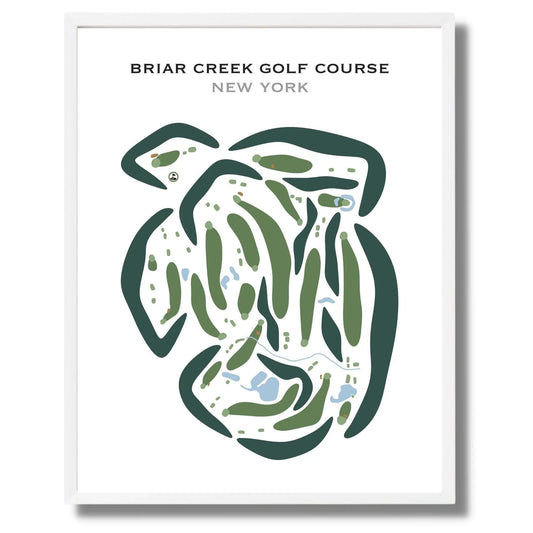 Briar Creek Golf Course, New York - Printed Golf Courses