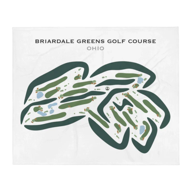 Briardale Greens Golf Course, Ohio - Printed Golf Courses