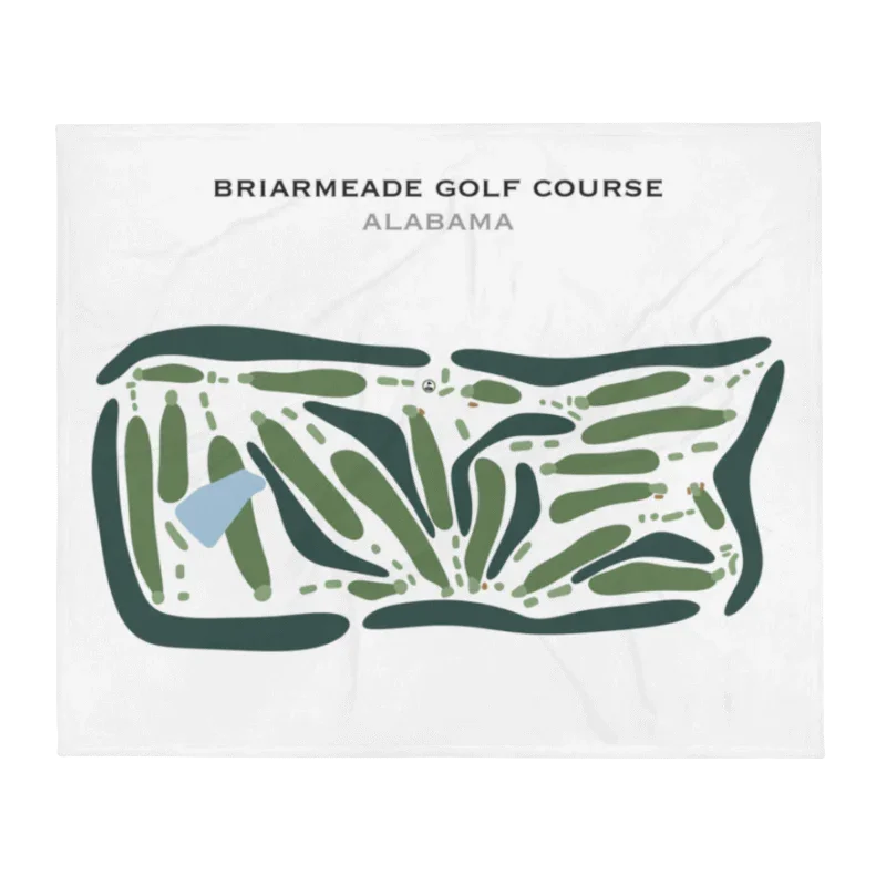 Briarmeade Golf Course, Alabama - Printed Golf Course