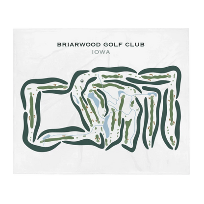 Briarwood Golf Club, Iowa - Printed Golf Courses