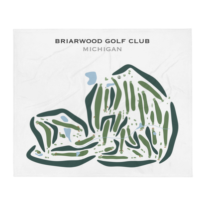 Briarwood Golf Club, Michigan - Printed Golf Courses
