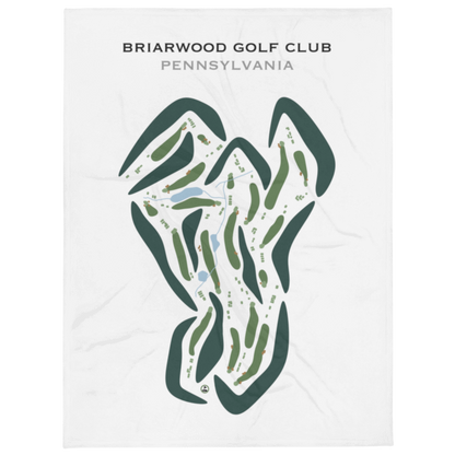 Briarwood Golf Club, Pennsylvania - Printed Golf Courses