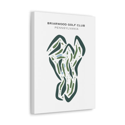 Briarwood Golf Club, Pennsylvania - Printed Golf Courses