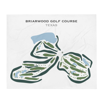Briarwood Golf Course, Texas - Printed Golf Courses